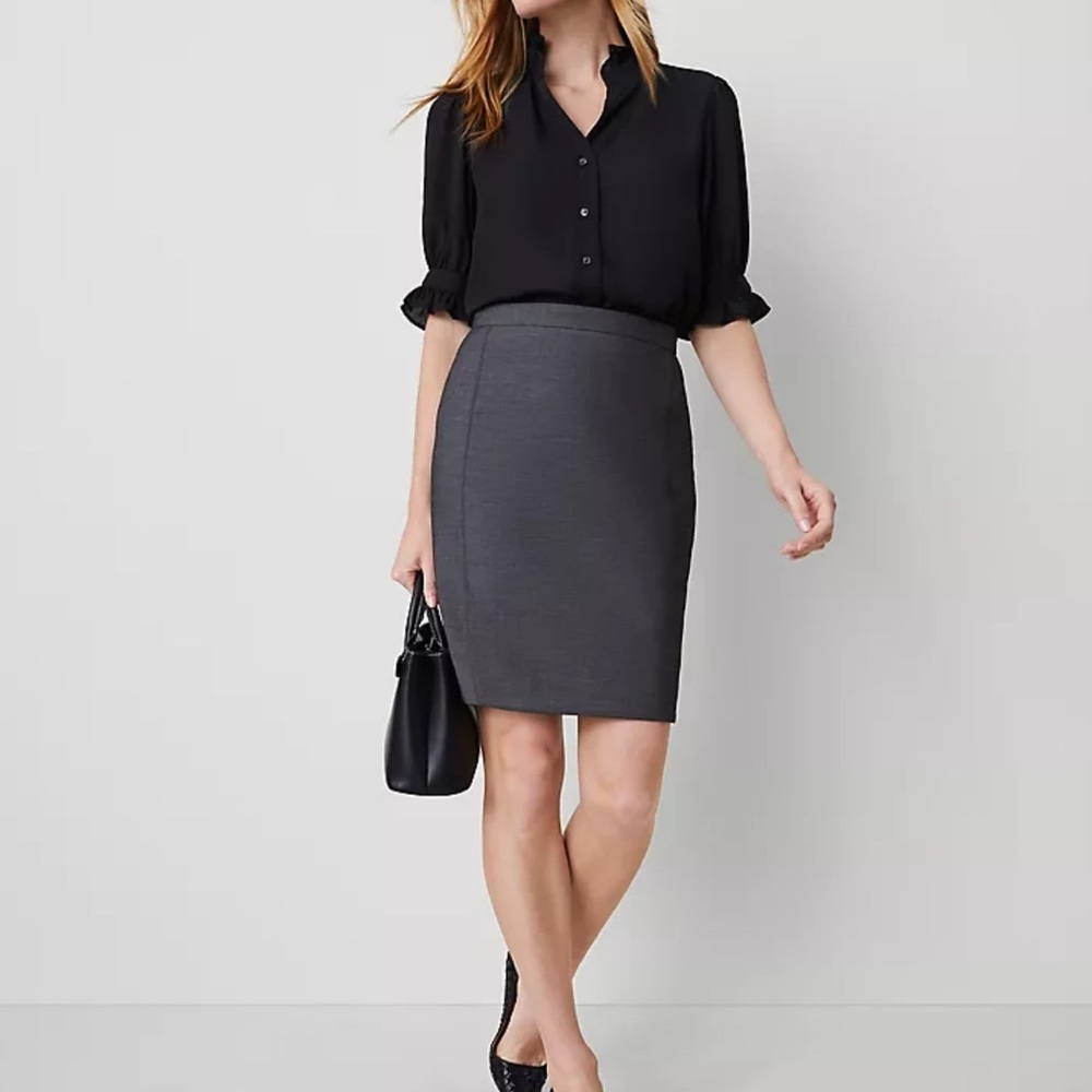 Banana Republic Charcoal Pencil Skirt